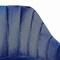 Baxton Studio Kailyn Glam and Luxe Navy Blue Velvet Fabric and Gold Finished Chaise 174-11025-Zoro - alternate 6